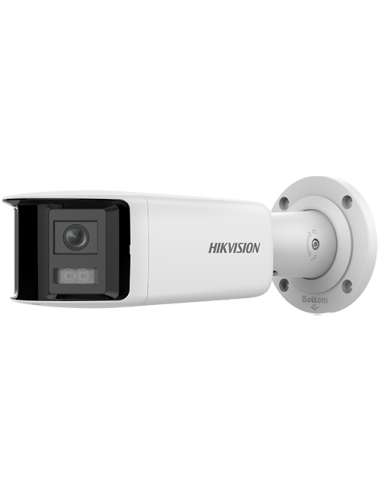 DarkFighter, AcuSense - Camera IP, 4MP, Panoramic view 180°, lentila 2.8mm, IR 40m, Audio, Alarma, PoE, IP67 - HIKVISION DS