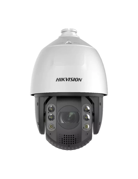 AcuSense, DarkFighter, AutoTracking - Camera PTZ IP, 4.0 MP, Zoom optic 25X, IR 200 metri, Alarma, Difuzor, Hi-PoE