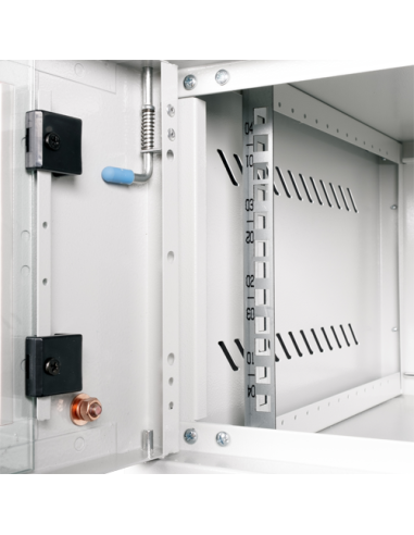 Rack perete 4U 19'' 542X400, capacitate incarcare 50 kg, RAL7035 - ASYTECH Networking ASY-4U-5440SBW