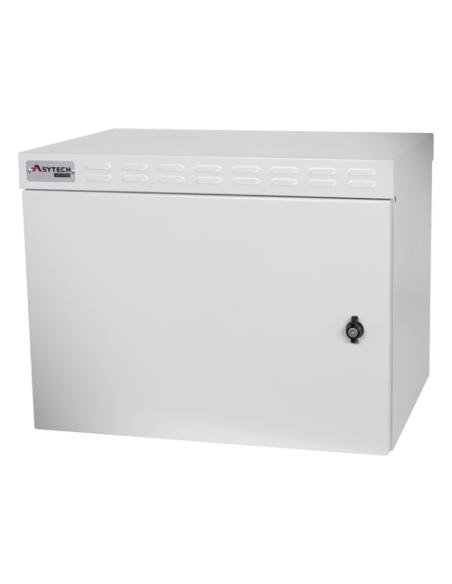 Cabinet rack exterior 7U 19'' 600x450, capacitate incarcare 300 kg, IP55, IK10 - ASYTECH Networking ASY-7U-6045EXIP55