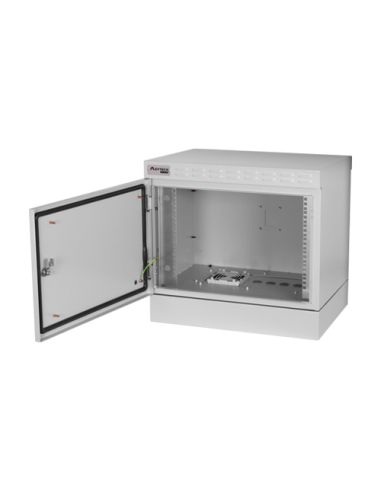 Cabinet rack exterior 7U 19'' 600x450, capacitate incarcare 300 kg, IP55, IK10 - ASYTECH Networking ASY-7U-6045EXIP55
