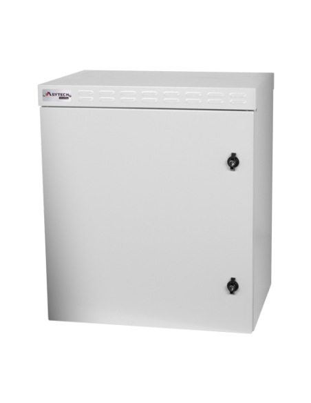 Cabinet rack exterior 12U 19'' 600x450, capacitate incarcare 300 kg, IP55, IK10 - ASYTECH Networking ASY-12U-6045EXIP55