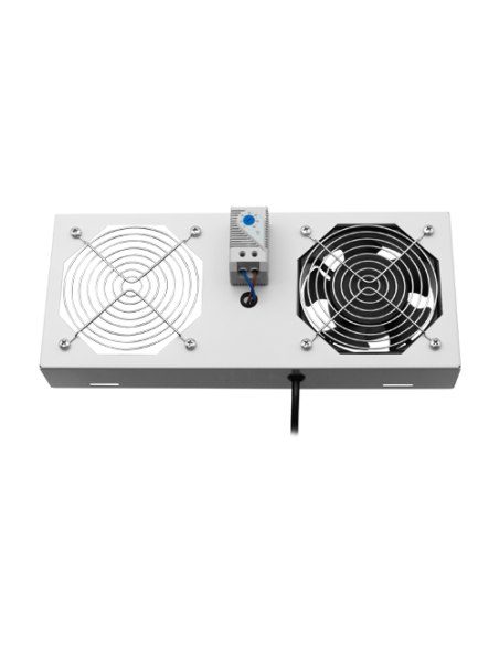 Modul 1 ventilator pentru rack SBW/EXIP55 19', cu termostat, RAL 7035 - ASYTECH Networking ASY-FAN-EXIP55-THM-1F