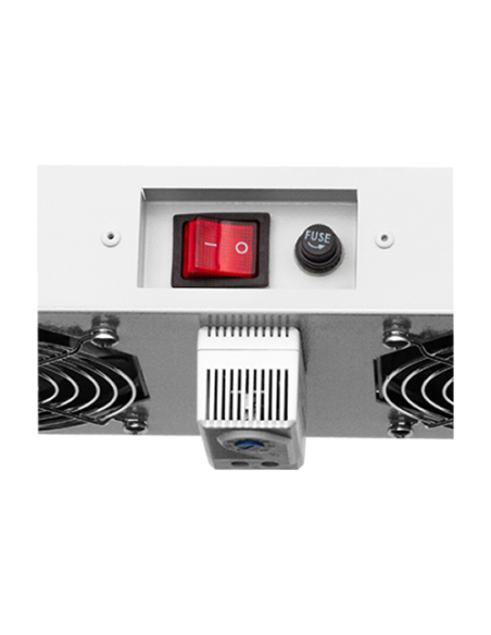 Modul 1 ventilator pentru rack SBW/EXIP55 19', cu termostat, RAL 7035 - ASYTECH Networking ASY-FAN-EXIP55-THM-1F