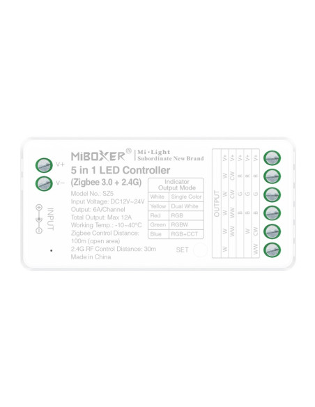 MiBoxer SZ5 Controller LED 5in1(Zigbee 3.0+ 2.4G)
