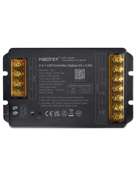 MiBoxer HZ2 Controller LED 2in1 (Zigbee 3.0+2.4G) 30A