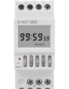 Temporizator 220V, monofazic sau trifazic, programabil 1 secundă până la 99 de ore Releu de timp pentru ciclu automat infinit