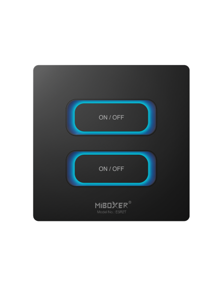 MiBoxer ESR2T-B Panou de control 2 canale 2.4Ghz, Negru