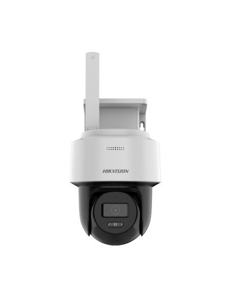 Camera PT 4G 4MP cu panou solar, lentila 4mm, IR 30m, WL 30m, Audio, IP66 - HIKVISION DS-2CFSP4-4G-4mm