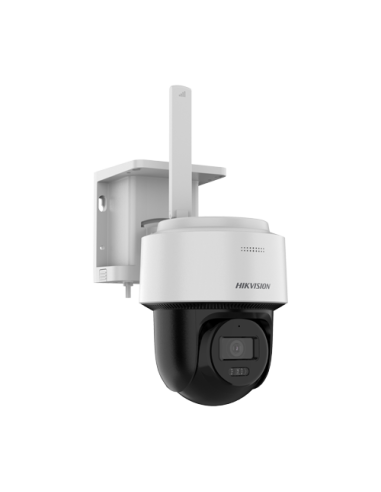 Camera PT 4G 4MP cu panou solar, lentila 4mm, IR 30m, WL 30m, Audio, IP66 - HIKVISION DS-2CFSP4-4G-4mm