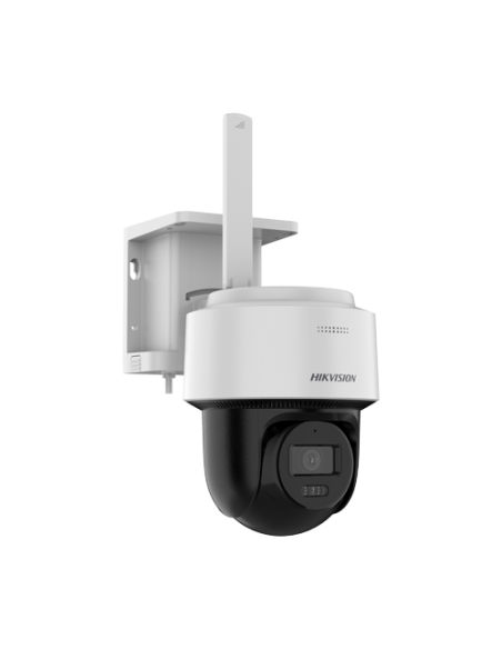 Camera PT 4G 4MP cu panou solar, lentila 4mm, IR 30m, WL 30m, Audio, IP66 - HIKVISION DS-2CFSP4-4G-4mm