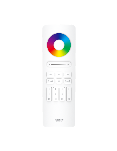 MiBoxer C5-W Telcomanda 4 Zone RGB+CCT 2.4Ghz, Alb