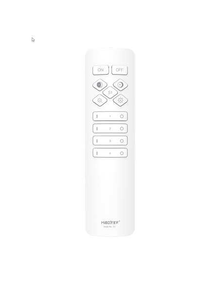 MiBoxer C1-W Telecomanda 2.4G Monocolor/Dual White, Alb
