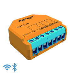 Shelly Plus i4 DC - Modul Smart cu 4 Intrări 5-24 VDC, Montaj în Doză (WiFi, Bluetooth)