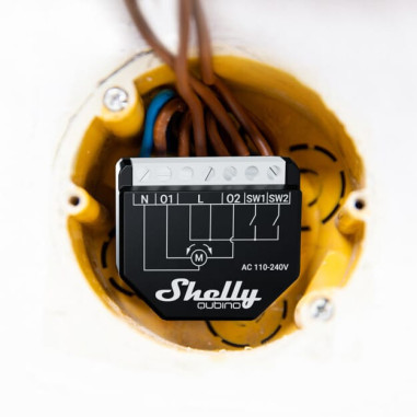 Shelly Qubino Wave Shutter - Modul Smart pentru Controlul Jaluzelelor (Z-Wave)