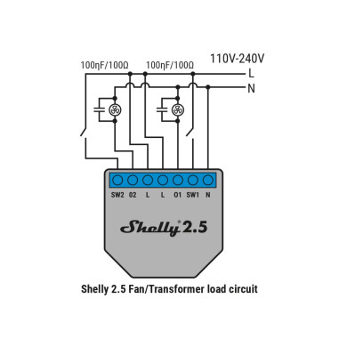 Shelly RC Snubber - Dispozitiv de Protecție și Stabilizare a Circuitului Electric
