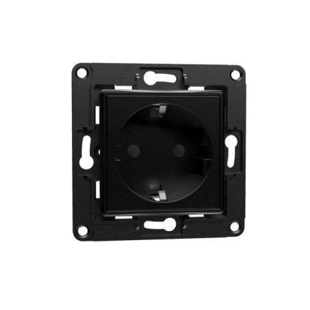 Shelly Wall Socket EU - Priză Schuko - Negru