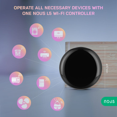 Telecomandă Universală Smart IR (Infraroșu) WiFi TUYA NOUS