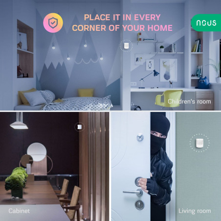 Senzor de Mișcare Smart ZigBee TUYA NOUS