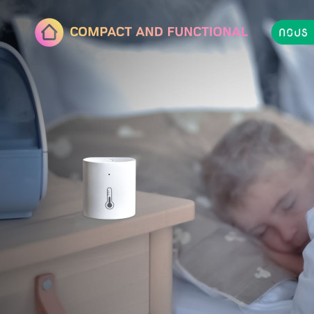 Senzor de Temperatură și Umiditate Smart ZigBee TUYA NOUS