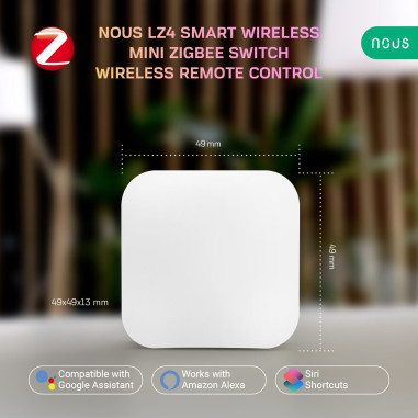 Buton Activare Scenarii Smart Wireless ZigBee TUYA NOUS