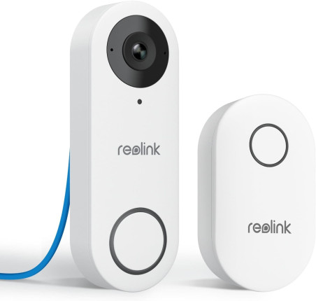 Sonerie Video Smart PoE 2K Reolink + Chime