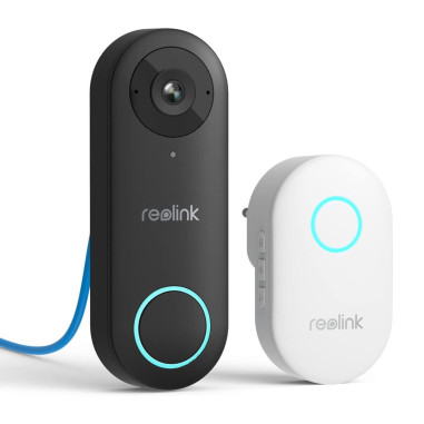 Sonerie Video Smart PoE 2K Reolink + Chime