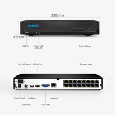 NVR Reolink RLN8-410 16 canale 16 MP cu PoE 2