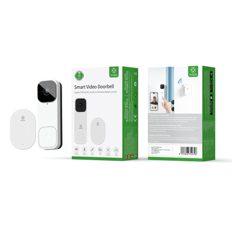 Sonerie Video Smart WiFi Tuya WOOX + Chime