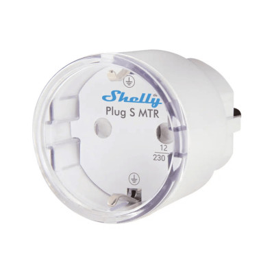 Shelly Plug S Gen3 - Priză Smart cu Monitorizare Consum (WiFi, Bluetooth) - Alb