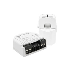 Shelly EM Gen3 + 1 clema de 50A (clamp) - Contor de Energie Smart Monofazat cu Releu (WiFi, Bluetooth)