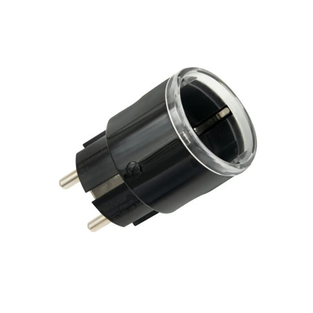 Shelly Plug S Gen3 - Priză Smart cu Monitorizare Consum (WiFi, Bluetooth, Matter) - Negru
