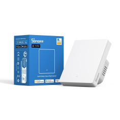 Întrerupător Smart Simplu WiFi Matter SONOFF M5 80 ALB (cu nul)