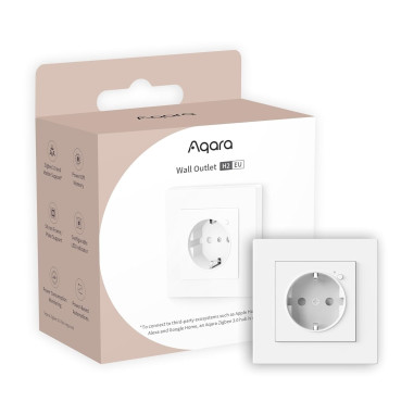 Priză Smart ZigBee AQARA H2 EU Alb (WP-P01D)