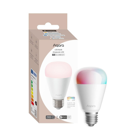 Bec LED Smart E27 RGB+CCT ZigBee și Thread AQARA T2