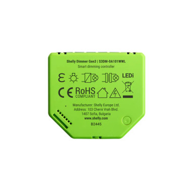 Shelly Dimmer Gen3 - Modul Smart 1 Canal Dimmer (WiFi, Bluetooth)