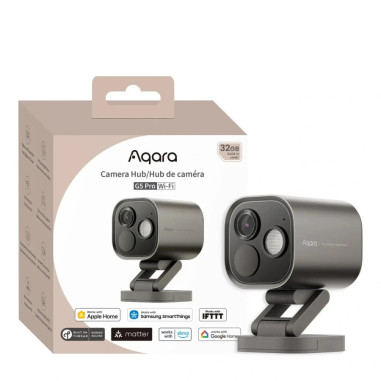 Cameră de Supraveghere interior/ exterior WiFi AQARA Camera Hub G5 Pro Gri