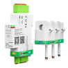 Contor de Energie Smart Trifazat + 3 Cleme 120A, Montaj pe Șină DIN, ZigBee TUYA NOUS D4Z
