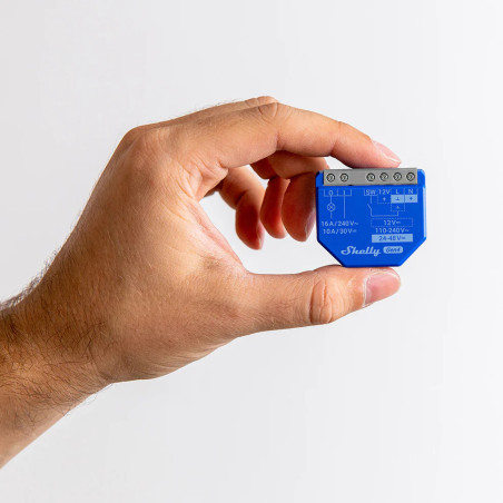 Shelly 1 Gen4 - Modul Smart 1 Canal Dry Contact, Montaj in Doză (WiFi, Bluetooth, Zigbee, Matter)