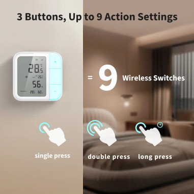 Senzor de Temperatură și Umiditate cu afișaj LCD Smart ZigBee și Thread AQARA W100