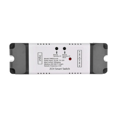 Modul Smart 2 Canale 5-32V Dry Contact WiFi EWeLink (cu Nul)