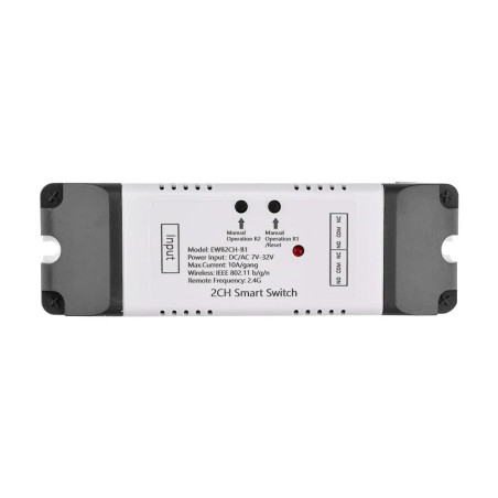 Modul Smart 2 Canale 5-32V Dry Contact WiFi EWeLink (cu Nul)