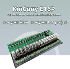 Controller Smart cu Montaj pe șină, 16 canale, ESP32, KinCony E16P 2