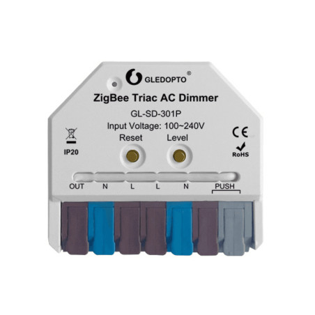 Modul Smart 1 Canal Triac AC Dimmer ZigBee + RF Gledopto GL-SD-301P