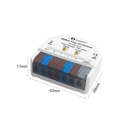 Modul Smart 1 Canal Triac AC Dimmer ZigBee + RF Gledopto GL-SD-301P