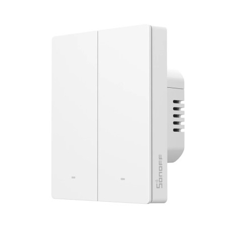 Întrerupător Smart Dublu ZigBee SONOFF ZBM5-2C-80W (cu nul opțional)