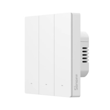 Întrerupător Smart Triplu ZigBee SONOFF ZBM5-3C-86W (cu nul opțional)