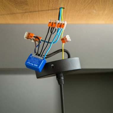Shelly 1 Mini Gen4 - Modul Smart 1 Canal Dry Contact, Montaj in Doză (WiFi, Bluetooth, Zigbee, Matter)