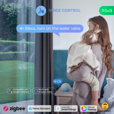 Electrovalvă Smart Apă ZigBee cu baterie NOUS L14