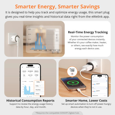 Priza Smart ZigBee SONOFF S60ZBTPF